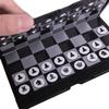 Magnetic Travel Chess Set Folding Magnetic Chess Board with Magnetic Chess Pieces Portable Travel