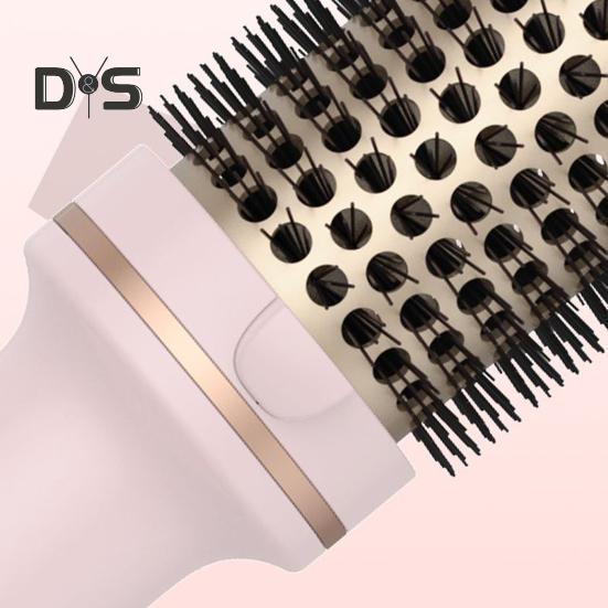 Проводная щетка для завивки волос со светодиодным дисплеем, термощетка, быстрый нагрев, круглая щетка с отрицательными ионами, электрическая плойка для выпрямления волос, инструменты для завивки волос