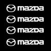 4Pcs Car Door Trunk Logo Sticker Decor Badge Decal for Mazda 3 6 2 CX-5 CX-30 CX-50 CX-90 CX-80 MX-5 Atenza Axela