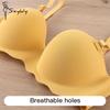 Женский дышащий бюстгальтер, летний бесшовный бюстгальтер, женское нижнее белье, сексуальный однотонный бюстгальтер Push Up, нижнее белье Bralette