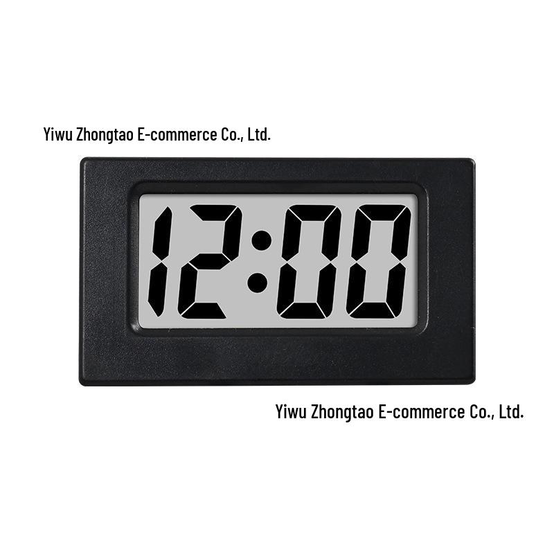 Портативный Бесшумный Водонепроницаемый ЖК Треугольный Будильник - Идеально подходит для Автомобилей, Студентов и в качестве Подарка