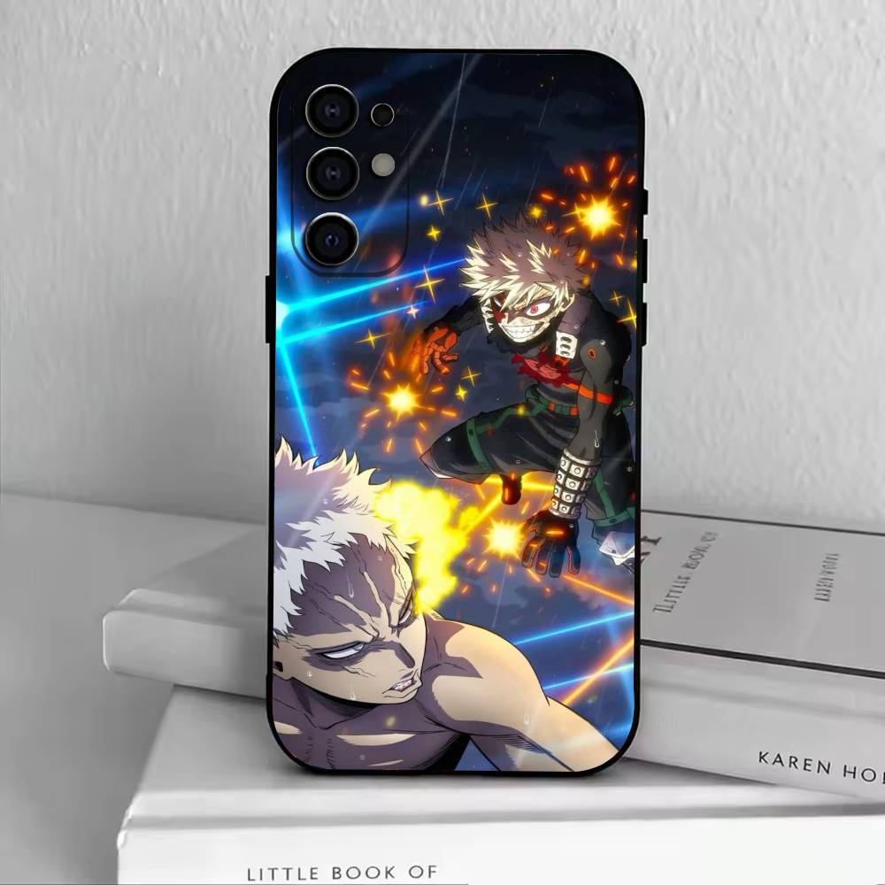 Katsuki Bakugo H-Hero Academia Чехол для телефона Черный Силикон Мягкий Для Samsung S25,S24,S21,S22,S23,S30,Ultra,S20,Plus,Fe,Lite