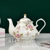 Керамический чайный набор Чайник Английский стиль Черный чайник Домашний Послеобеденный Термостойкий Одиночный горшок Водяной чайник Холодный горшок