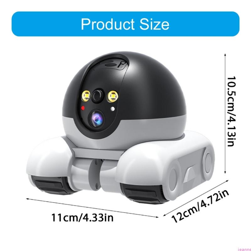 Wireless Pet Companion Robot With Two Way Communication Auto Tracking Pet Camera Apps Controlled Home Monitoring Camera