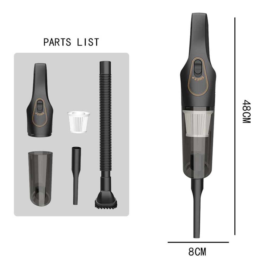 Портативный беспроводной домашний небольшой пылесос, мощный бесшумный пылесос, ручной пылесос для чистки автомобиля