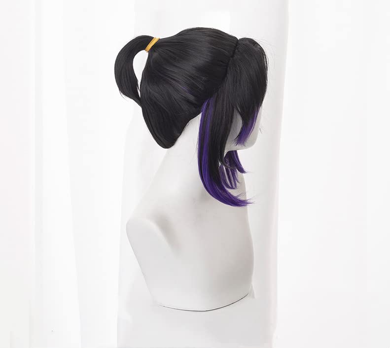 Парик Demon Kimetsu no Yaiba Shinobu Kocho с термостойкой сеткой для маскировки Slayer, парик, сетка, аксессуары, товары, фотография, мероприятия, аксессуары,