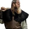 Викингов Искусственный Мех Шаль Варварский Воротник, Средневековый Рыцарский Плащ Наплечная Накидка Воинский Плащ-Шаль Костюм Эпохи Возрождения