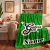 Gabriel Bortoleto Custom Flannel Blankets Soft Warm Cozy Throws for Home Decor Holiday Gifts