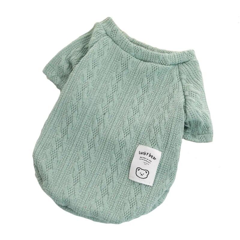 Вязаная одежда для собак для маленьких и средних собак, свитера для кошек, теплый жилет для щенков, чихуахуа, йорков, ши-тцу, пальто для мопса, Ropa Para Perro