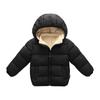 Down Thickened Baby Hooded Jacket And Medium Children's Down Jacket