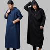 Ma Fan Zen Long Hooded Casual Cotton Linen Men's Robe