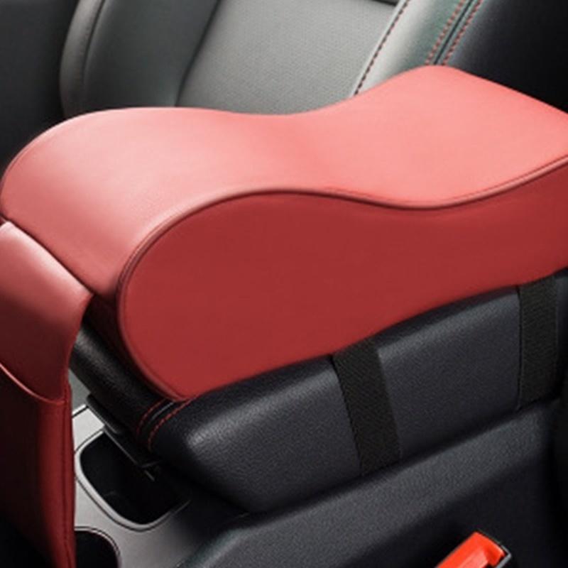 Универсальный кожаный подлокотник для автомобиля, подлокотники для автомобиля, подлокотник для центральной консоли, подлокотник для сиденья