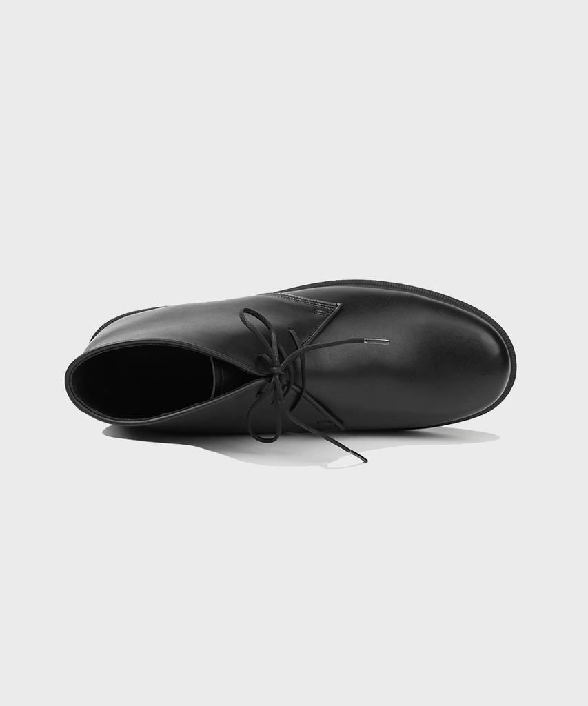 Firenze Atelier [Second.A] Базовые ботинки-чукка с круглым носком_2Ndf4900Gb [Черный]