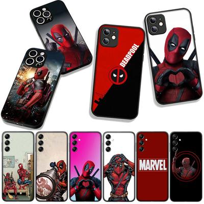Чехол для телефона Marvel Deadpool Superhero Cover для Samsung Galaxy A36 A17 A26 A07 A35 A54 A53 A13 A33 A34 S8 S9 S20 S21 FE S10 Plus