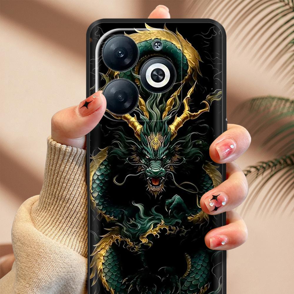 Чехол для телефона Infinix Smart 8 8pro 8Plus Милый мультяшный расписной задний чехол Мягкий ТПУ бампер Для Infinix Smart 8 Pro Plus Чехол Capa