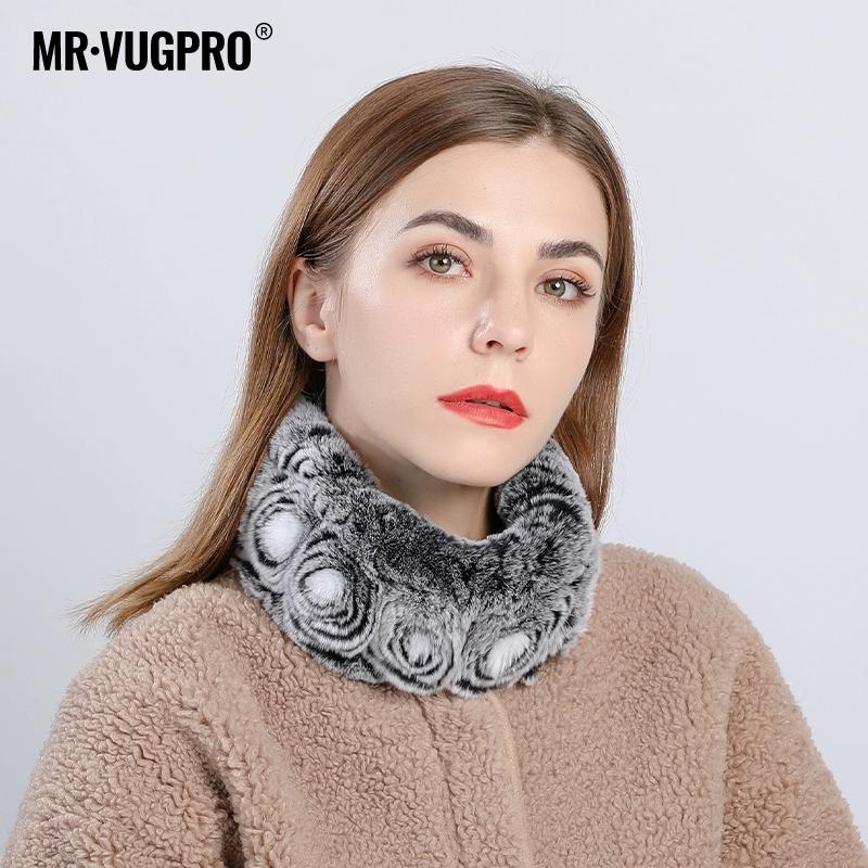 Scarf Ladies Winter 2024 New Fashion Rex Rabbit Hair Double Sided Thickened Warm Fashion Student Children's Scarf