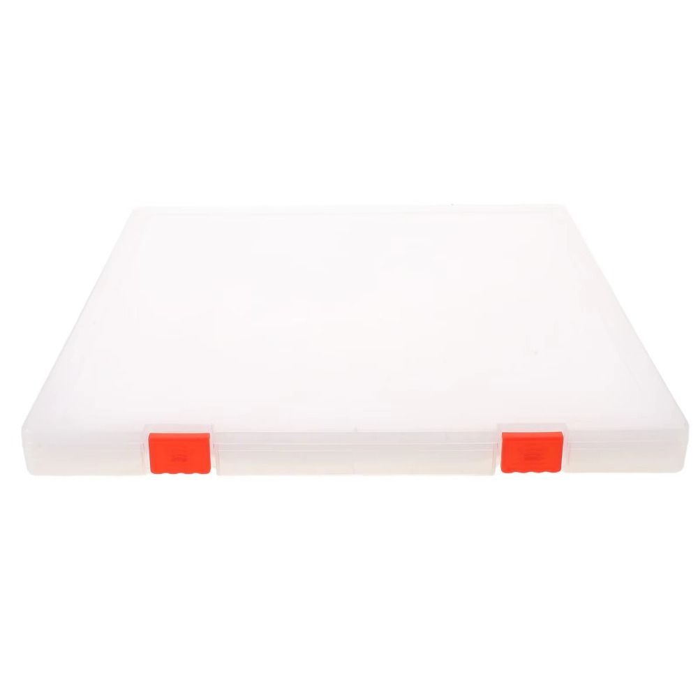 Latch Lid Bead Storage Box Hinged Lid Plastic Craft Organizer For Perler Beads