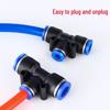 Tiemyun T-Type Reducing Air Pipe Tee Connector