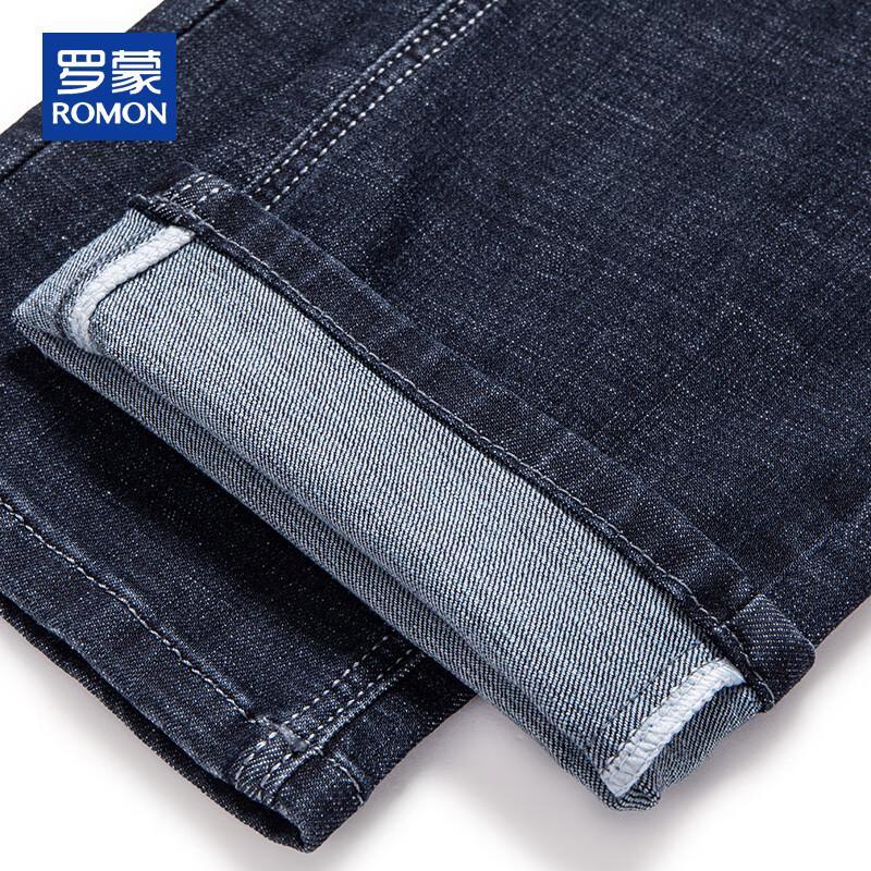 ROMON Мужские джинсы из плотного денима прямого кроя