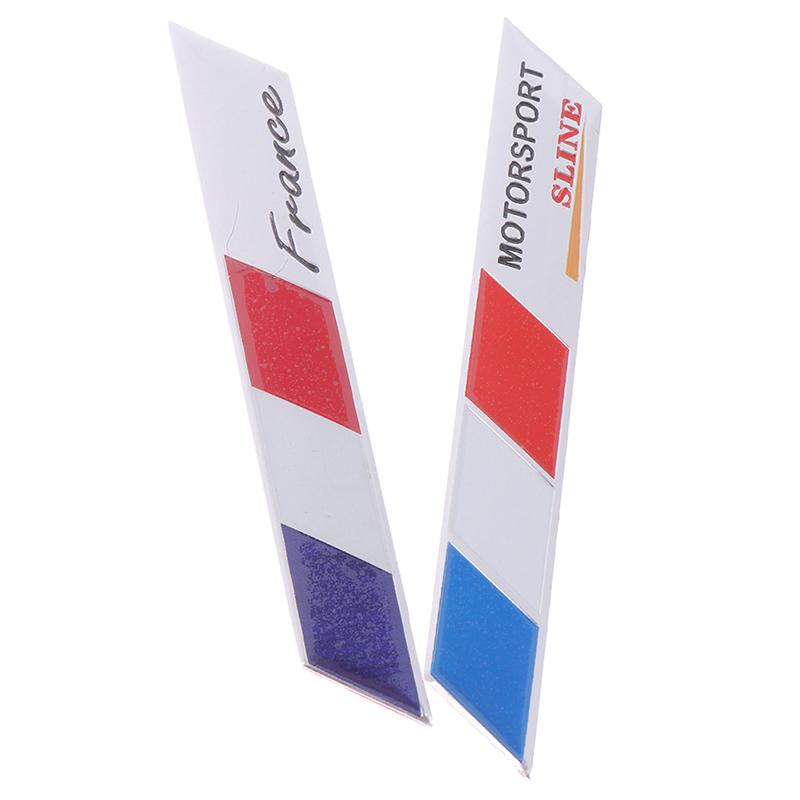 Стайлинг автомобиля, 3D алюминиевый флаг Франции, эмблема, значок, наклейка на автомобиль, наклейки, Стайлинг автомобиля