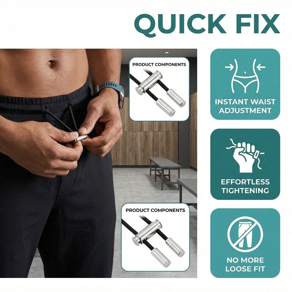 Invisible Adjustable Elastic Waistband Multifunctional Waist Drawstring Strap Both Men Women