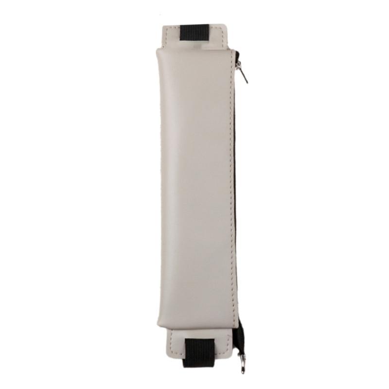 Кожаный чехол-подставка для ручек с регулируемыми резинками, на молнии, для блокнота, планера, журнала, F19E