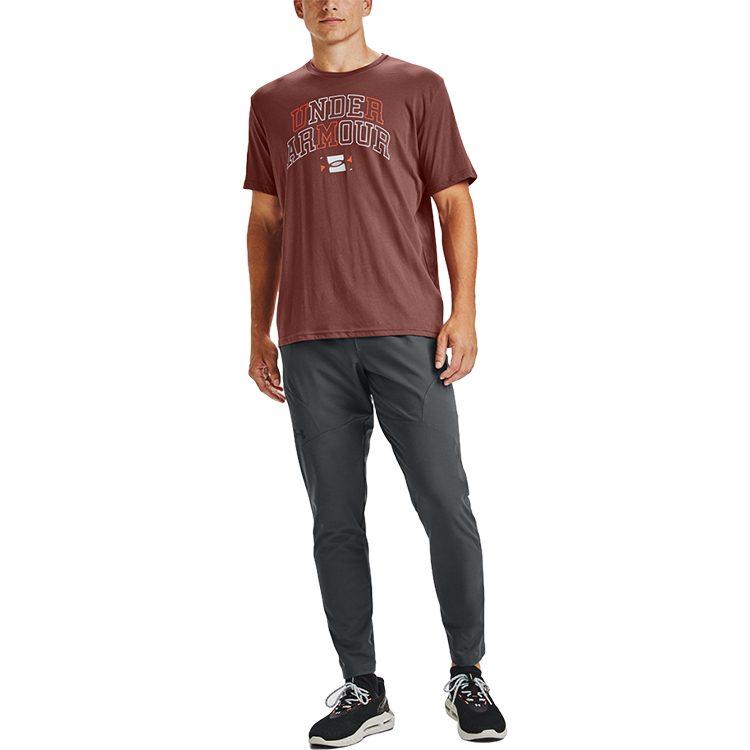 Under Armour Штаны мужские спортивные персиково-серые 1352028-012