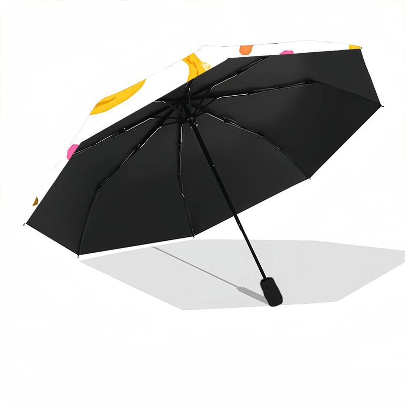 1pc Bananas Automatic Opening/Closing Folding Umbrella with 8 Ribs, Portable Sunshade Umbrella Birthday and Holidays gifts yy250105101