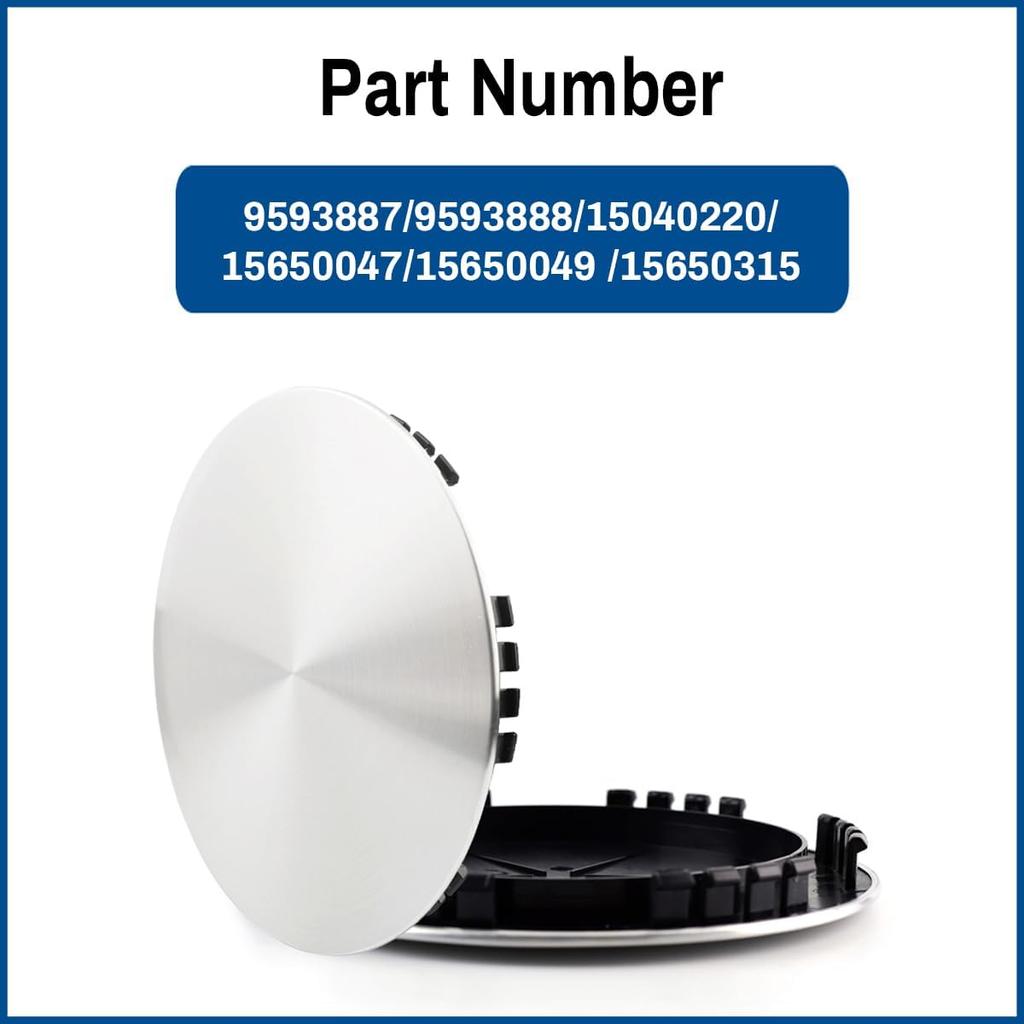 Wheel Center Caps for Chevy 16" Wheel Suburban 1500 Blazer Express Van Suburban Tahoe 1992-1999 Center Hubcaps, 9593887 9593888 15040220, 5 Spokes, 1