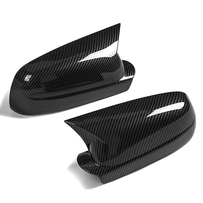 2PCS Carbon Look Add On Side Door Mirror Cover Rearview Caps For VW Jetta Golf MK4 Passat 1999-2004 Rear View Mirror