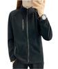 Fleece Jacket with Stand Perfect for Outdoor and and Features Long and Slimming Casual Size M-Sing Women's Full-Zip Collar, Golf, Activities, Fall,