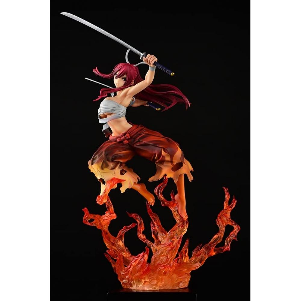 Orca Toys 16 Scale Erza Scarlet Samurai-Kouen Banjou-ver.Red PVC Painted Finished Product Approx. Height 435mm Made of PVC