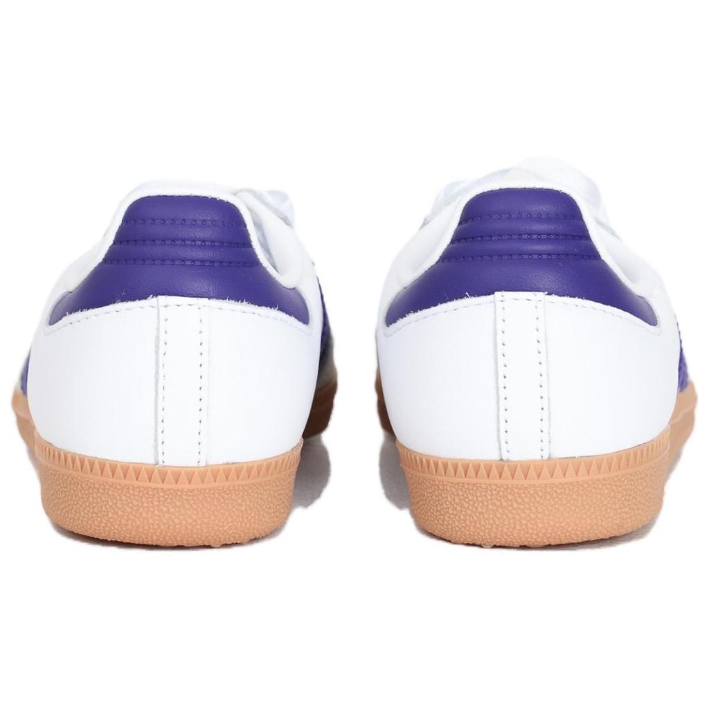 adidas Кроссовки Samba OG Кожаные Низкие Для Скейтбординга Женские Бело-Синие IF6514
