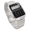 Casio Vintage Series 8-Digit Digital Watch CA-500WE-1A, Unisex, with Metal Band, Silver, Overseas Model [Parallel Import]