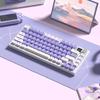 New Arrival Professional 81 Key Gateron Switch LED Backlit Mechanical Gaming Keyboard 2.4GHz Wireless Charger USB Type-C Desktop