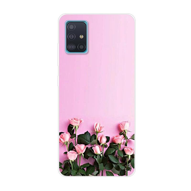 Для чехла Samsung Galaxy A71 A51 M31 Чехол M31S Мягкий силиконовый задний чехол для Samsung A71 M31S Чехол A 51 Ударопрочный чехол M31 Чехол
