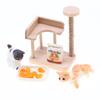 Миниатюрная деревянная кукольная лазалка для кошек - BJD Doll Furniture Props