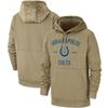 Mens NFL Football Graphic Hoodie Khaki Athletic Sweatshirt Loose Fit Youth