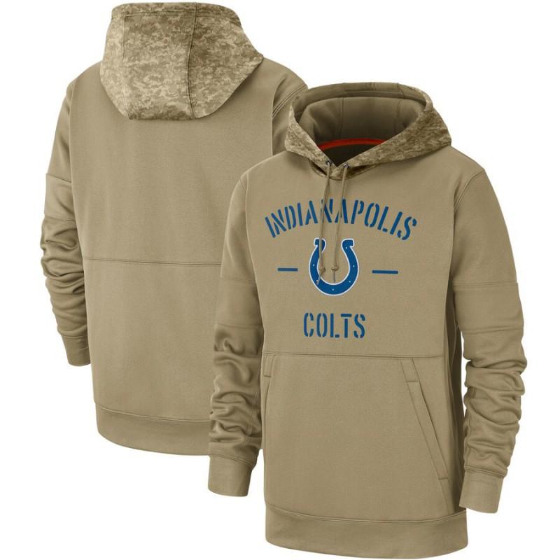 Mens NFL Football Graphic Hoodie Khaki Athletic Sweatshirt Loose Fit Youth