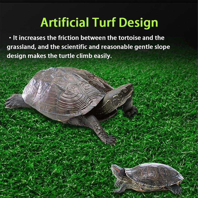 (С/М/Л) Платформа для купания черепах. Пандус для черепахи. Лестница для рептилий. Танк. Лестница для отдыха. Терраса. Имитация газона. Платформа.