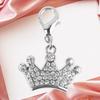 Мода Стразы Корона Кулон Брелок Собака Завесы Декор Аксессуары для домашних животных
