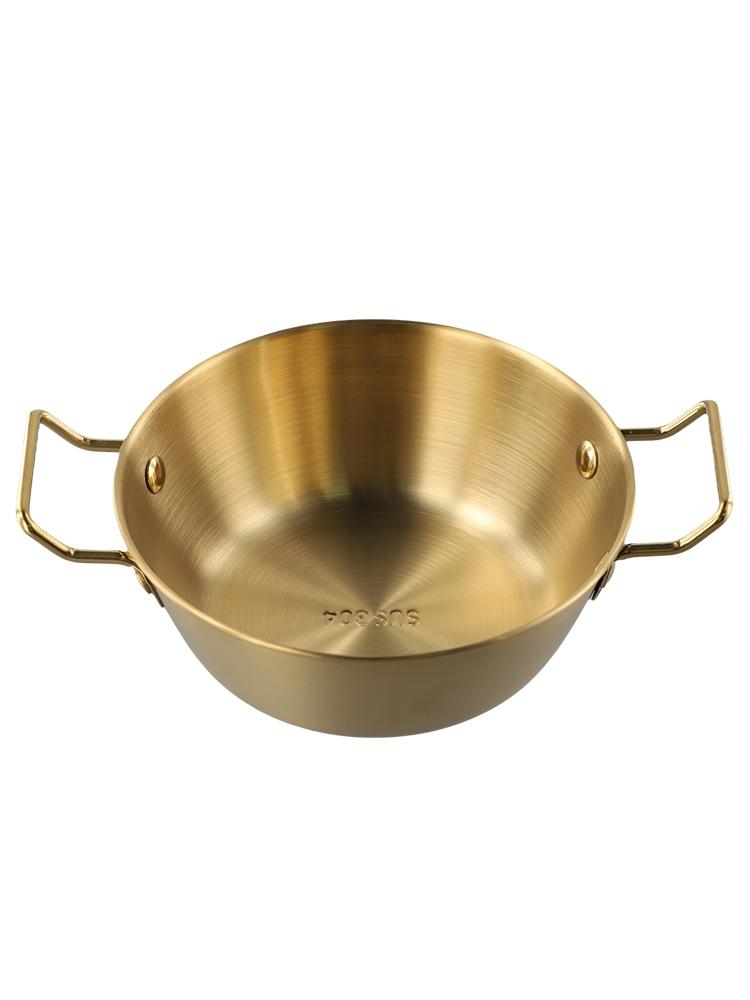 Stainless Steel Bowl Double Ear Handle Food Container