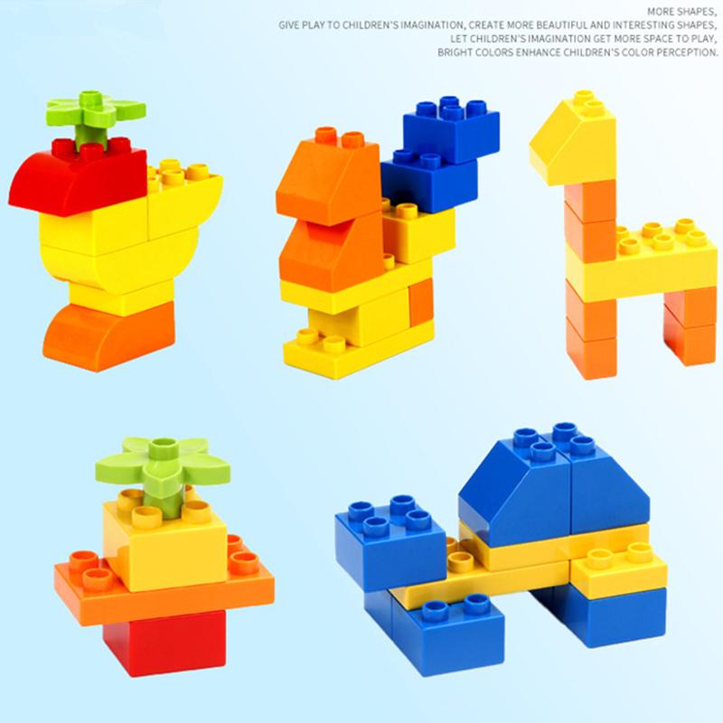 500G Diy Moc Color Random Assembly Big Building Blocks Bulk Basic Parts Classic Model Bricks Creative Sets Educational Baby Toys