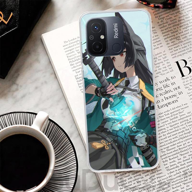 Чехол Hoshimi Miyabi Zenless Zone Zero ZZZ для Xiaomi Redmi 13 13C 14C 12 12C 10 10C 9 9C 9T 9A Чехол для телефона 10A 8A 8 7A 7 6A 6 K8