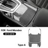 Для Ford Mondeo 2013-2016 Панель отделки декоративная накладка на коробку передач и отсек для хранения из углеродного волокна Рамка держателя для стакана Декоративная наклейка
