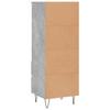 Highboard Concrete Grey 40x36x110 cm Particleboard