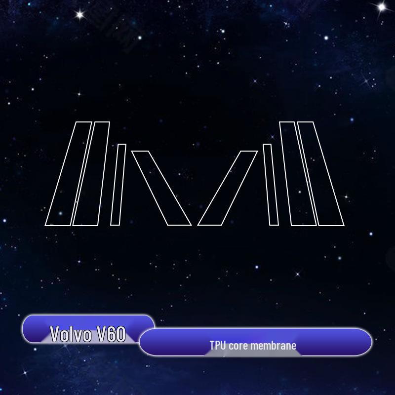 Защитная пленка на центральную стойку окна Volvo S90/XC60/XC90/S60/V60/XC40