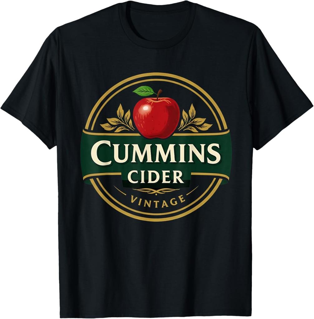 Pertmunsv Забавный дизайн с сидром Cumins Дерзкий юмор для взрослых Забавная футболка