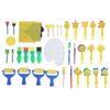 36Pcs Graffiti Tool Roller Sponge Brush Kit Stamps Antifouling Clothes Children Drawing Kit