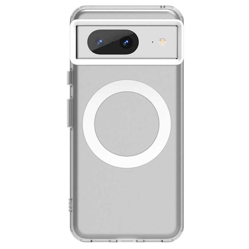 Для Google Pixel 8 Чехол Чехол Google Pixel 8 Capas Бампер Кольцевой Магнитный Матовый Прозрачный Беспроводной Зарядки Fundas Google Pixel 8